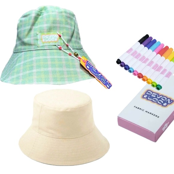 Lack Of Color Accessories - Lack Of Color X Devon Lee Carlson Reversible Bucket Hat